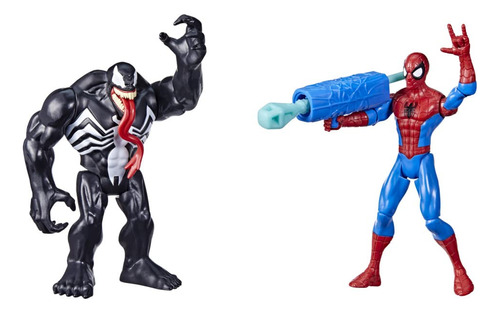 Figura De Acción De Spider-man Vs Venom Marvel F4987