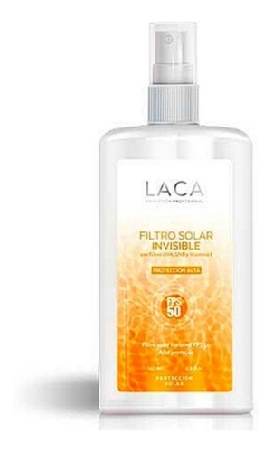 Filtro Solar Invisible 50 Fps Laca En Spray