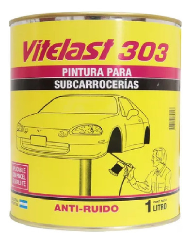 Vitelast 303 Subcarrocerias Base Solvente 1 Lt - Vitecso