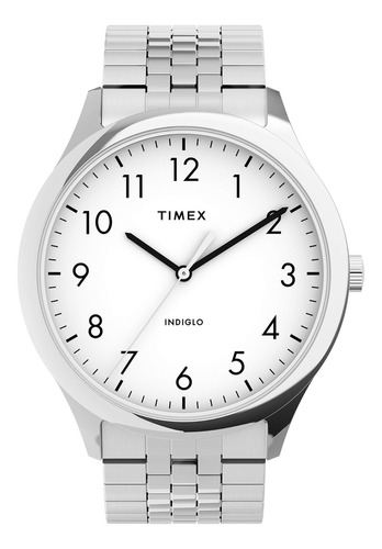 Timex Reloj Moderno Easy Reader De 1.575 in Para Hombre, P