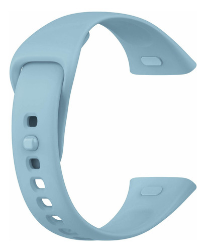 Pulseira De Silicone Colorida Para Xiaomi Redmi Watch 3 Cor Azul-claro