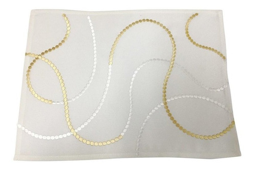 Individual Concepts Curvy Lines Silver And Gold 30x45cm
