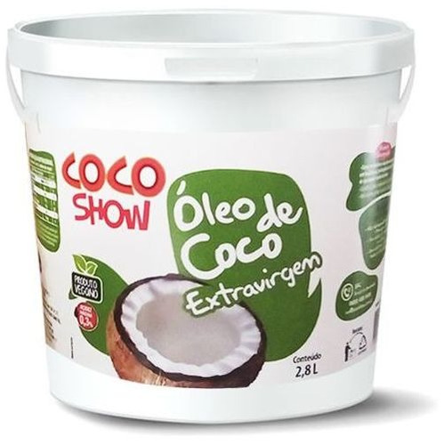 Óleo De Coco Extra Virgem Coco Show Balde 2,8 Litros - Copra