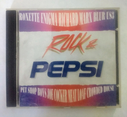 Pepsi Cd Original Roxette Blur Pet Shop Boys Crowded House 