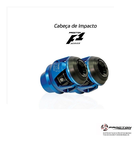 Imagem 2 de 2 de Slider Dianteiro F1 Procton Gsx S1000 2020
