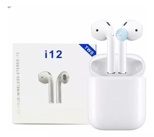 Auriculares Bluetooth Inalambricos i12 Tipo AirPod - Mercado Lider