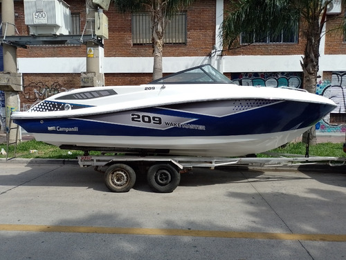 Imagen 3 de 22 de Lancha 0hs Campanili 209 Wakemaster Mercury 150 E.inmediata