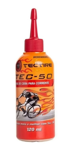 Imagem 1 de 3 de Óleo Lubrificante Tec-50 - Base De Ceramica Para Bike 120ml