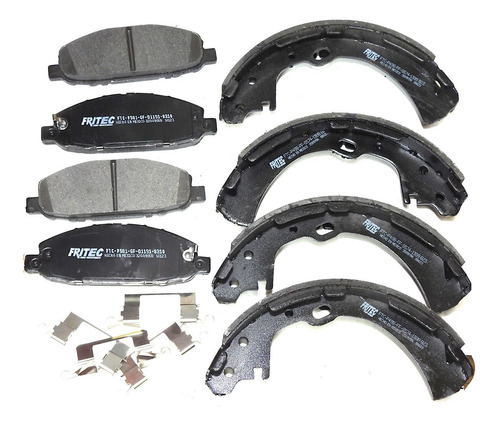 Kit Balatas Traseras Y Delanteras, Urvan 2002-2022 Nv350