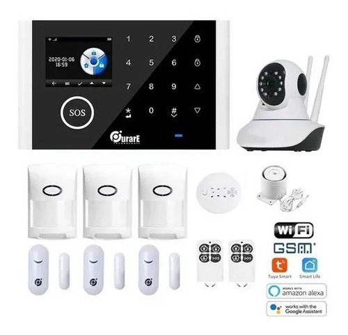 Kit Completo Alarma Cámara Sensor Casa Hogar Mli