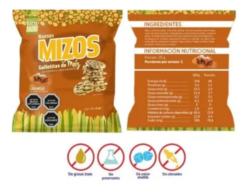 Mix Galletas 5 Paquetes Mizos Colación Vegan Gluten Free