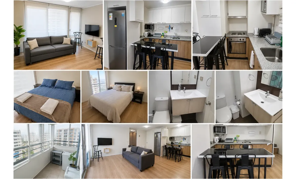 Imagen 1 de 1 de Departamento 2d+2b Estilo Mariposa | Brisas Del Sol | Estaci
