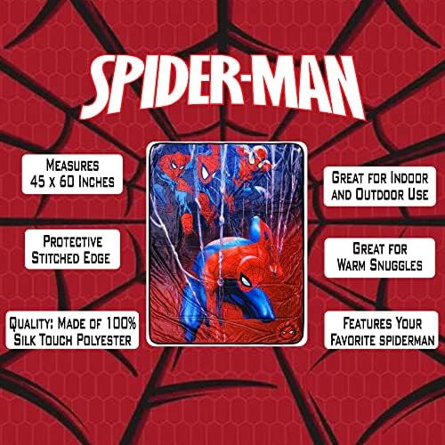 Bazillion Dreams Marvel Spider-man Fleece 60th Anniversary B