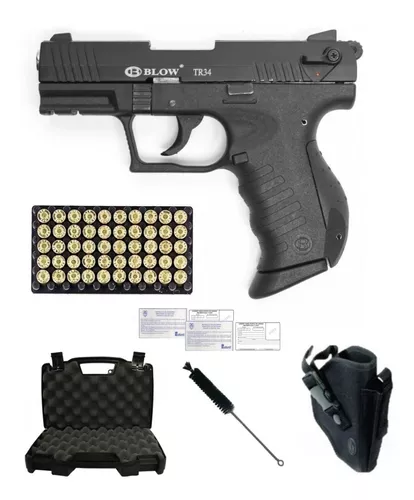 Pistola Traumática Blow Tr34 Walther® P22 9mm + Cepillo