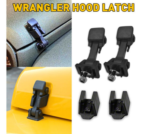 For 2007-2017 Jeep Wrangler Jk Hood Catch Lock Latch Buc Ggg