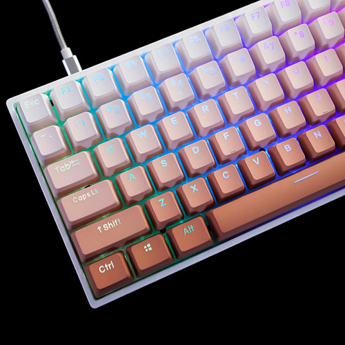 108 122 Teclas Con Retroiluminación De Doble Disparo Pbt Que