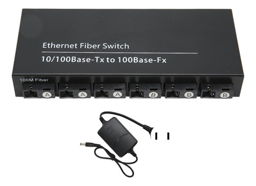 Fibra Ethernet De 8 Puertos Tx1310nm Rx1550nm 6 Ópticos 2