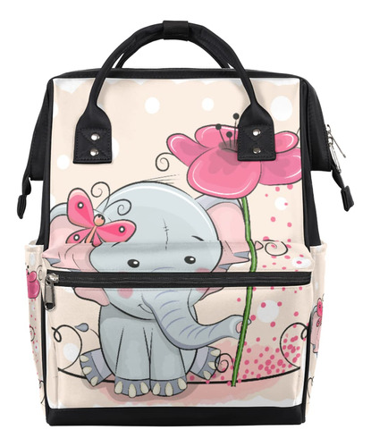 Unimagic - Bolsa Para Panales Con Diseno De Elefante Y Marip