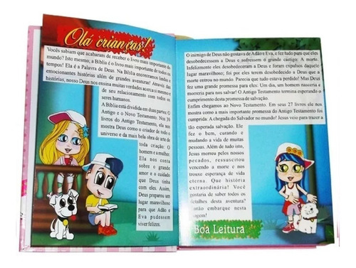 Bíblia Infantil Pequenos Discípulos Harpa Meninas / Meninos
