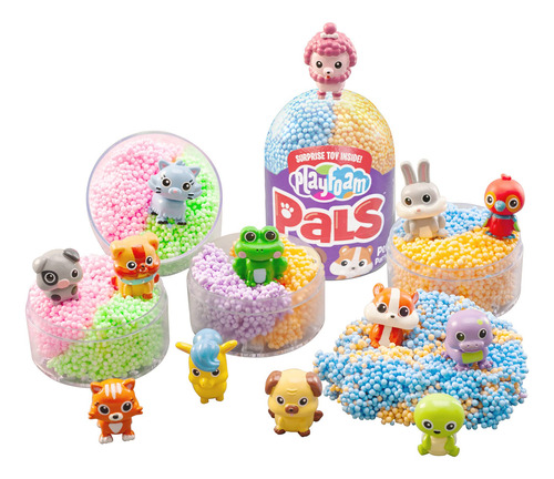 Juguete Sorpresa Coleccionable Playfoam Pals 2-pack Para 3 A