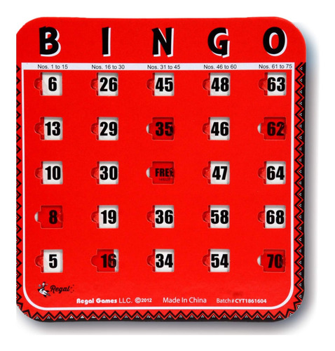 Regal Bingo - Paquete De Expansión De Refuerzo De Tarjetas D