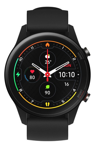 Imagen 4 de 5 de Xiaomi Mi Watch 1.39" caja de polímero reforzado con fibra de vidrio black malla black de tpu XMWTCL02