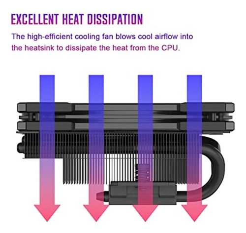 Id-cooling Is-55 Argb Cpu Cooler Refrigerador De Cpu De