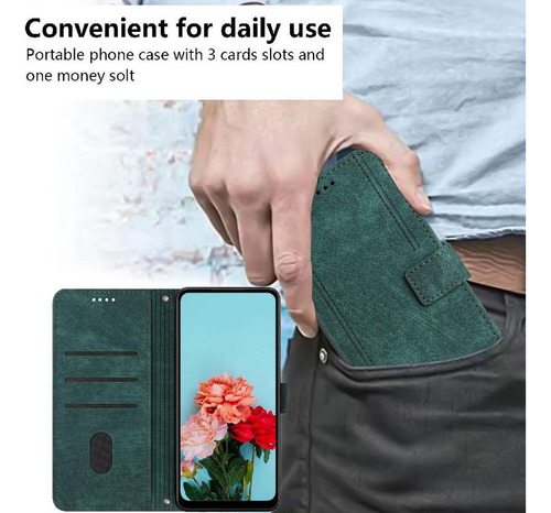Funda Abatible For Samsung Galaxy A06 Cartera Tarjeta De