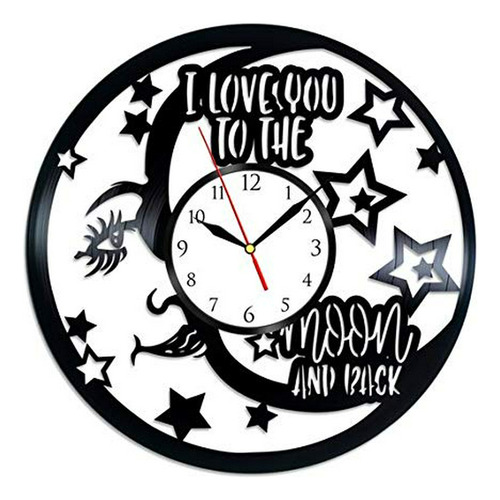 Goodidea Art Love You To The Moon And Back Reloj De Pared Co