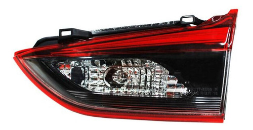 Calavera Int Para Mazda 6 2014-2016 Copiloto Oscura Con Foco Derecho/pasajero Bordó