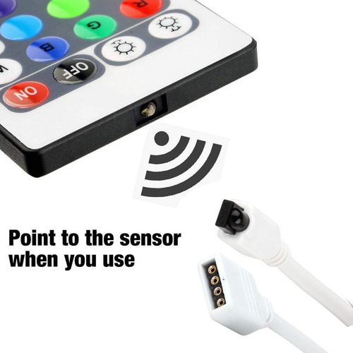 Controlador De Tira De Luz Led, Control Remoto Inalámbrico I