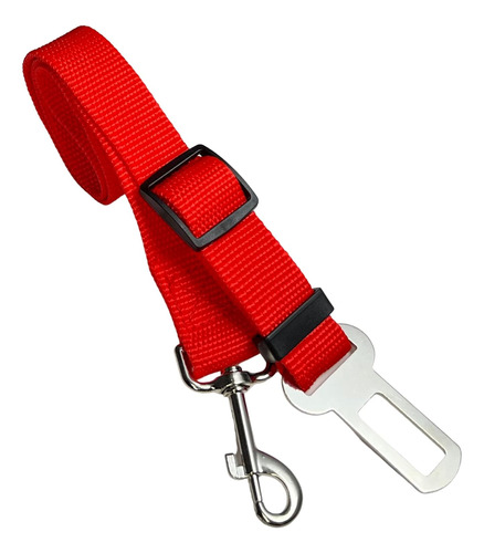 Cinturon De Ajustable Para Perros Y Gatos Rojo