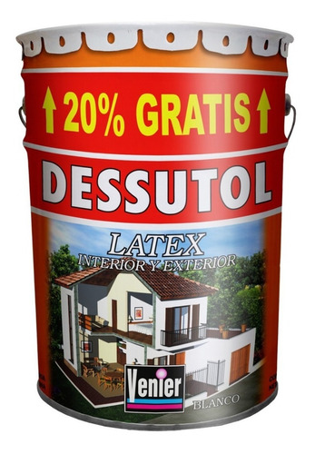 Dessutol Latex Interior Exterior 30 Kg 25 Kg 20lt