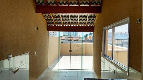 Cobertura Com 2 Dormitórios À Venda, 90 M² Por R$ 320.000 - Vila Camilópolis - Santo André/sp - Co2468