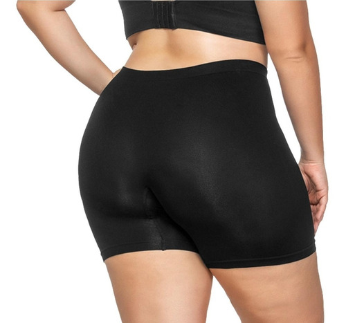 Imagem 4 de 4 de Kit 2 Bermuda Íntima Feminina Adulto Plus Size Cintura Alta