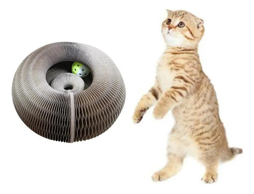 Juguete Tablero De Rasgar Plegable Para Gatos Organo Magico