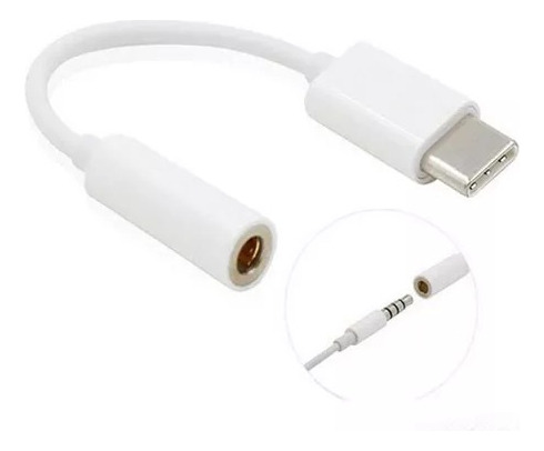 Adaptador De Audio Tipo C A Auxiliar Jack 3.5 Audífonos Usb