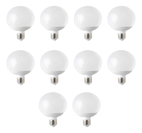 Pack 10 Lámpara Led Bulb G80 10w  - Calidad  Unilux 