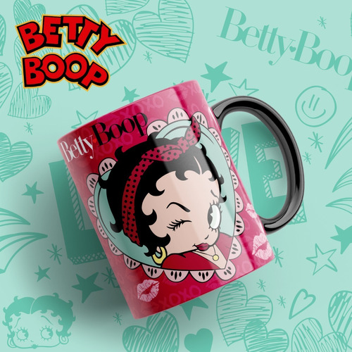 Plantillas Digitales Betty Boop Jpg, Psd Sublimar Tazas