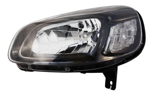 Faro Delt Izq. Fondo Negro Fiat Uno Evo Way Fl 2015-16 1.4