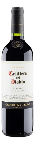 Vinho Tinto Chileno Malbec 750ml Casillero Del Diablo