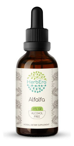 Alfalfa B60 - Tintura De Extracto De Hierbas Sin Alcohol, Go