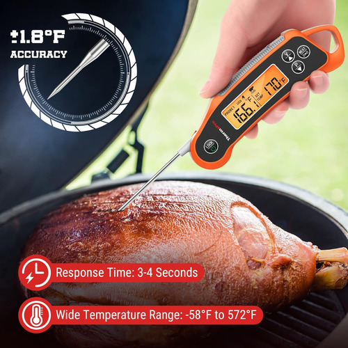 Termometro Digital Cocina Thermopro Tp710 2 Sondas Alarma