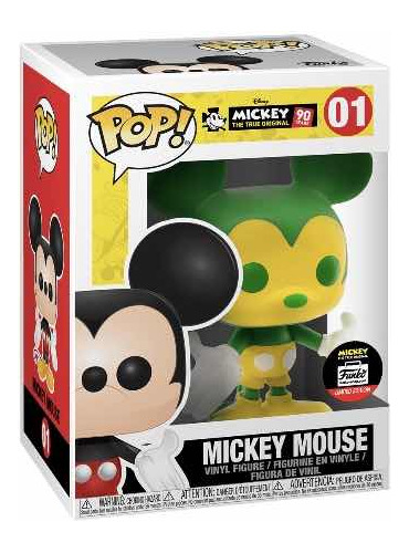 Funko Pop! Disney: Mickey Mouse Verde #01 - Funko Shop (Usado)