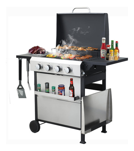 Sponsored Ad Zolyndo 4 Burner Outdoor Griddle Grill Combo 2