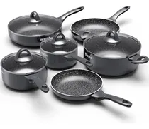 Comprar Juego De 10 Ollas Y Sartenes De Inducción, Bezia Sartenes...
