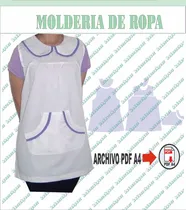 Comprar Molderia Imprimible En Pdf A4 Chaqueta Maestra