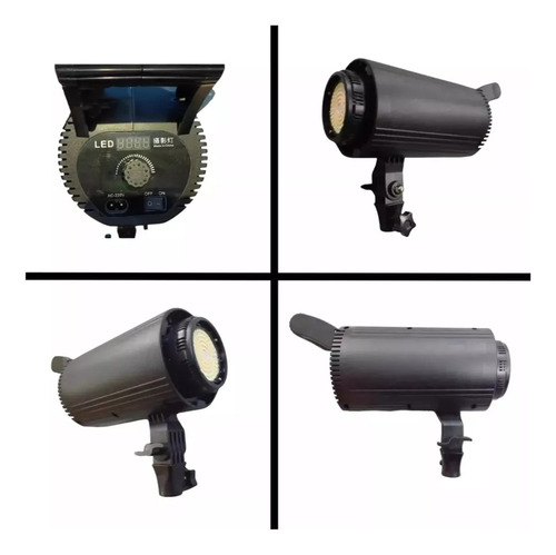 Kit De Iluminación Para Estudio Fotografía Con Softbox 220v Negro Blanca / Cálida Blanca Fría