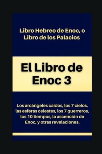 El Libro De Enoc 3 Libro Antiguo Hebreo De Enoch..., De Antiguo, Te. Editorial Independently Published En Español