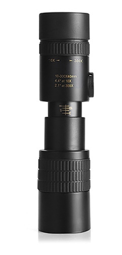 10-300x Telescopio Monocular Portátil Profesional Bak4-